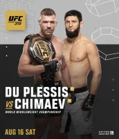 UFC 319: Чимаев vs Плесси прямая трансляция 17.08.2025 смотреть онлайн